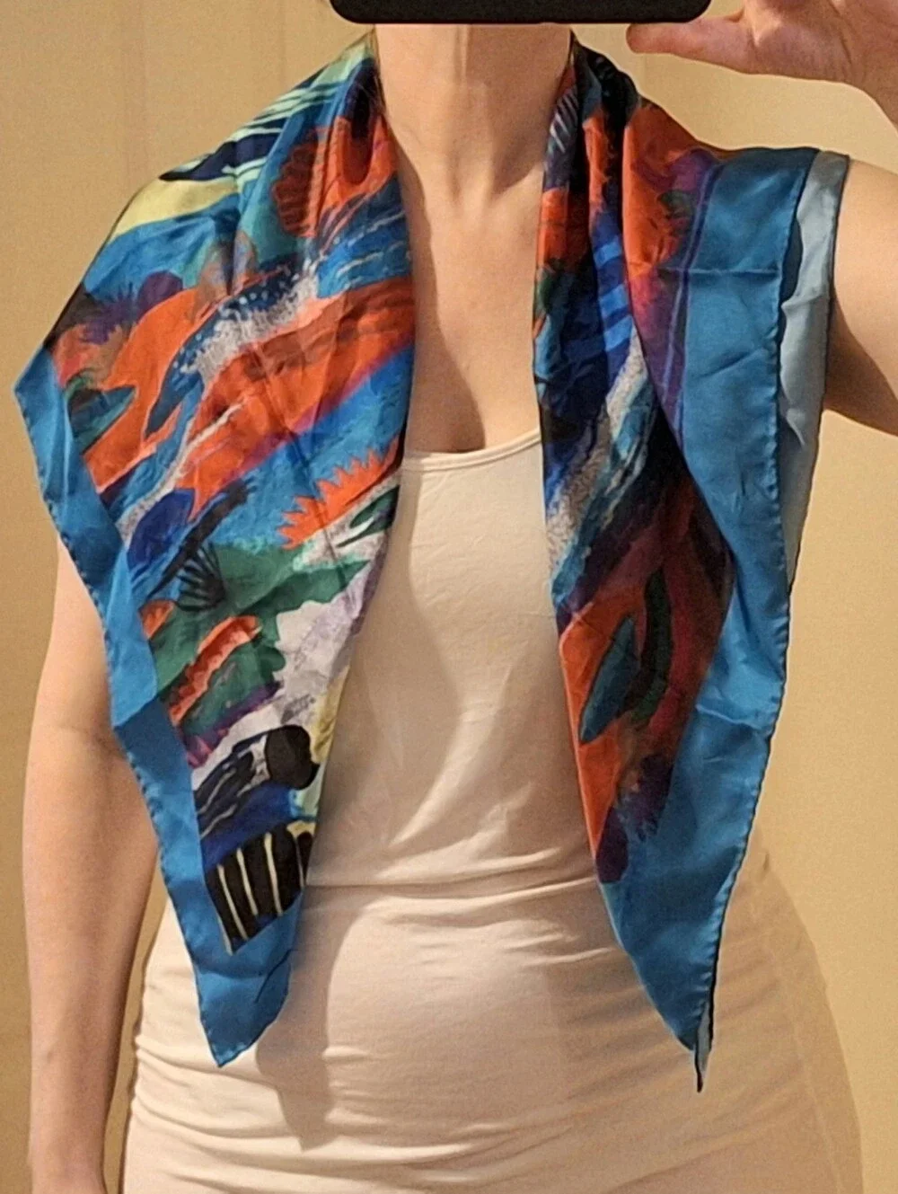 GIORGIO ARMANI | Silk Multicolor Scarf
